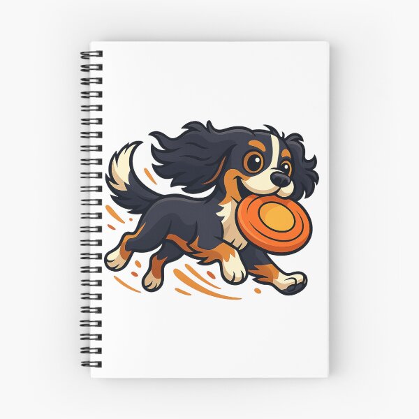 Item preview, Playful Cavalier King Charles – Cartoon Frisbee designed and sold by IDBPG.
