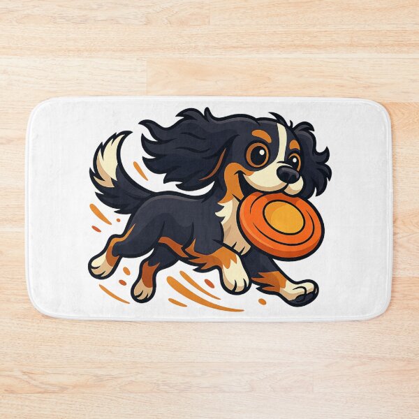 Item preview, Playful Cavalier King Charles – Cartoon Frisbee designed and sold by IDBPG.