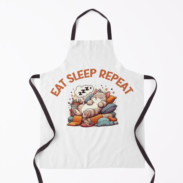Item preview, Eat Sleep Repeat – Funny Sleeping Cat Shirt for Cat Lovers designed and sold by Maggiepeshop.