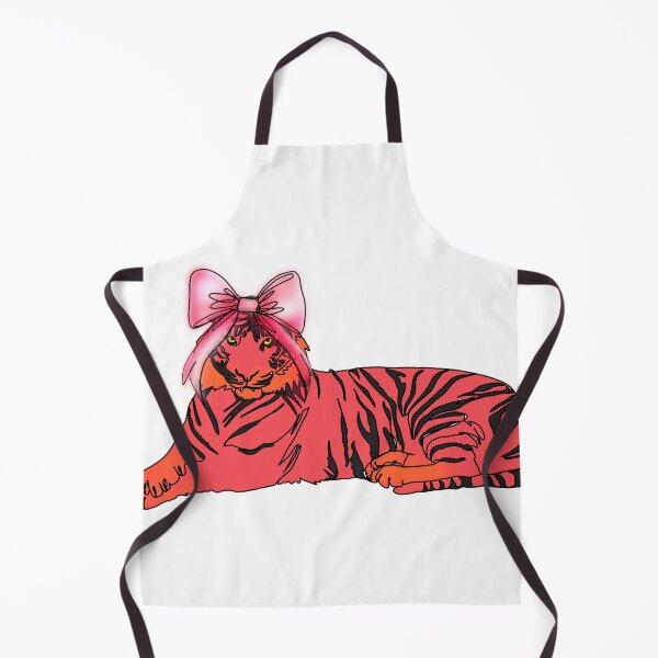 Item preview, Maple the Tiger Drawing with pink Bow – animalzinhats designed and sold by Ashley’sAnimalz.