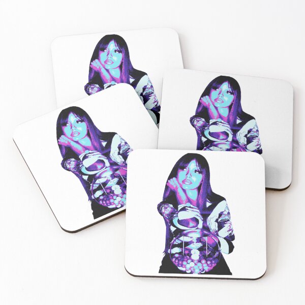 Item preview, popart girl purple pinkpantheress with candy designed and sold by pritchardsalep.
