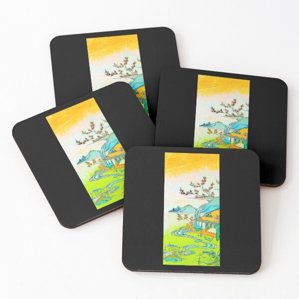 Item preview, Golden Sky Over Mountain Retreat - V3 designed and sold by WheelieGdArt.
