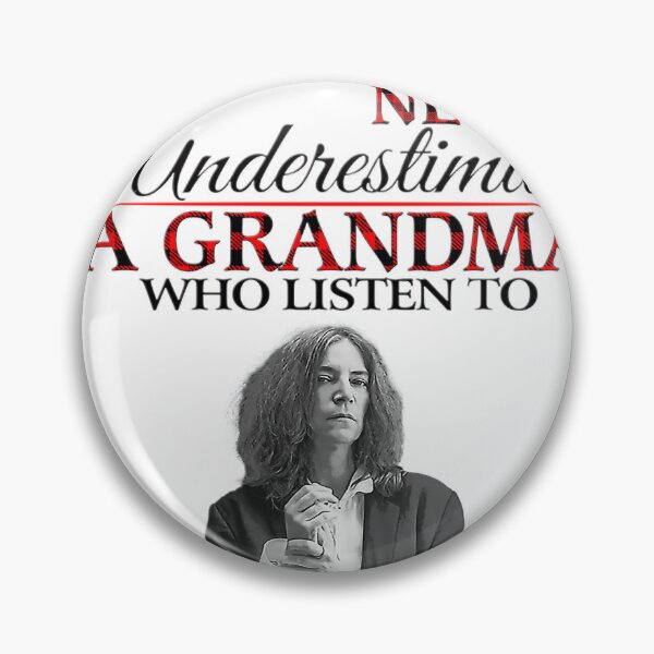 Item preview, Never Underestimate A Grandma Who Listen To Patti Smith designed and sold by shem233.