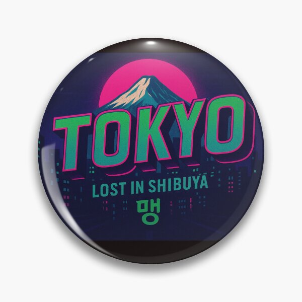 Item preview, Title: Tokyo Lost in Shibuya × 땡 DDAENG – Neon Cyberpunk Japan Design designed and sold by SiseonStudio.