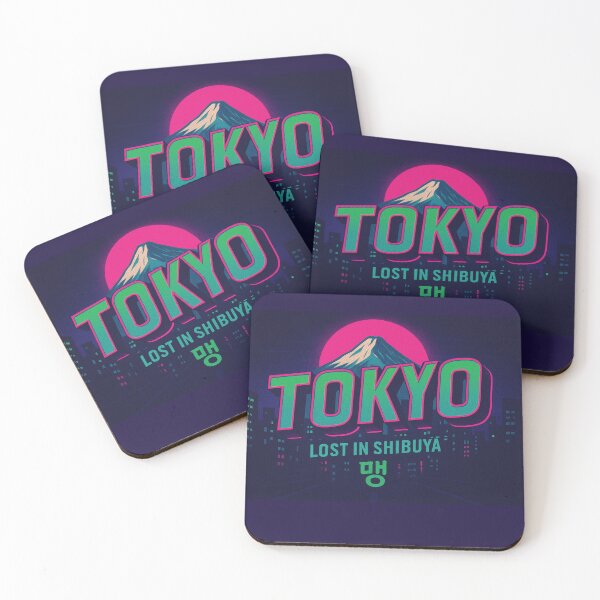 Item preview, Title: Tokyo Lost in Shibuya × 땡 DDAENG – Neon Cyberpunk Japan Design designed and sold by SiseonStudio.