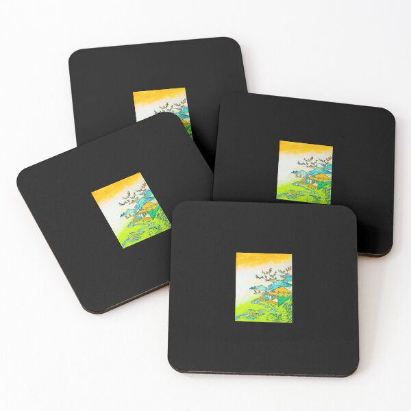 Item preview, Golden Sky Over Mountain Retreat - V4 designed and sold by WheelieGdArt.
