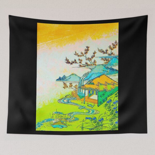 Item preview, Golden Sky Over Mountain Retreat - V4 designed and sold by WheelieGdArt.