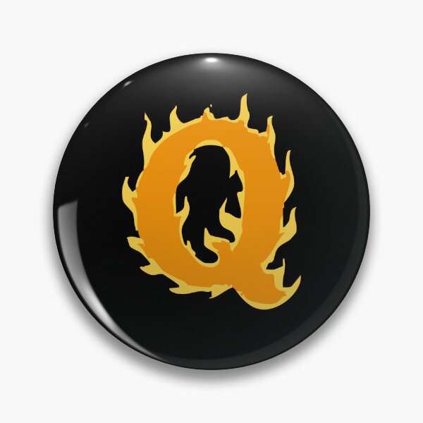 Item preview, Fire Letter Q Typography – Flaming Alphabet Art designed and sold by uncoXab.