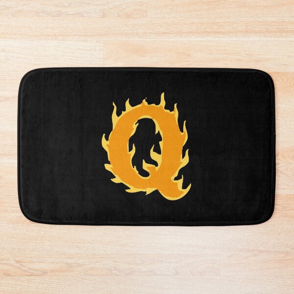 Item preview, Fire Letter Q Typography – Flaming Alphabet Art designed and sold by uncoXab.