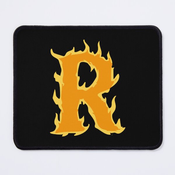 Item preview, Fire Letter R Typography – Flaming Alphabet Art designed and sold by uncoXab.