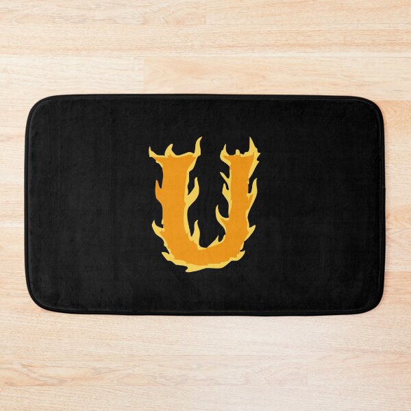 Item preview, Fire Letter U Typography – Flaming Alphabet Art designed and sold by uncoXab.
