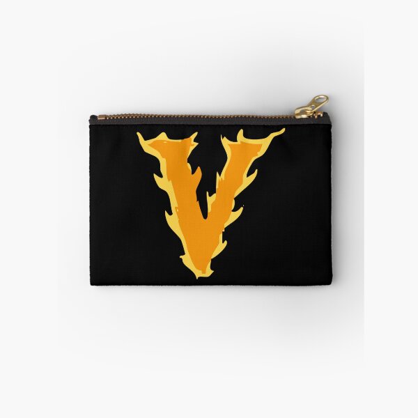 Item preview, Fire Letter V Typography – Flaming Alphabet Art designed and sold by uncoXab.