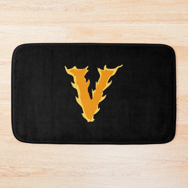 Item preview, Fire Letter V Typography – Flaming Alphabet Art designed and sold by uncoXab.