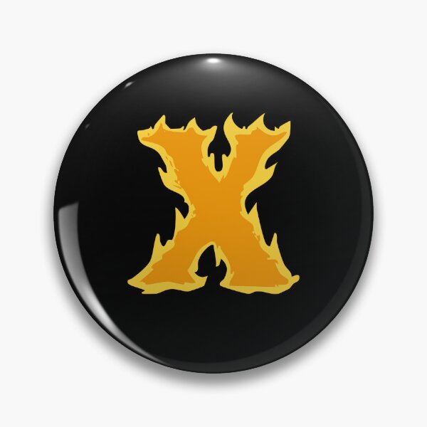 Item preview, Fire Letter X Typography – Flaming Alphabet Art designed and sold by uncoXab.