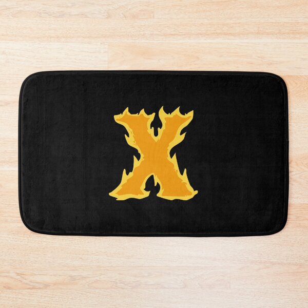 Item preview, Fire Letter X Typography – Flaming Alphabet Art designed and sold by uncoXab.