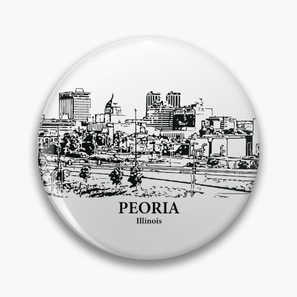 Item preview, Peoria - Illinois designed and sold by Lakeric Cityscapes.