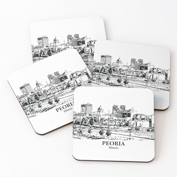 Item preview, Peoria - Illinois designed and sold by Lakeric Cityscapes.