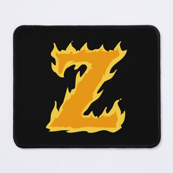 Item preview, Fire Letter Z Typography – Flaming Alphabet Art designed and sold by uncoXab.