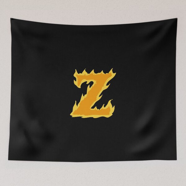Item preview, Fire Letter Z Typography – Flaming Alphabet Art designed and sold by uncoXab.
