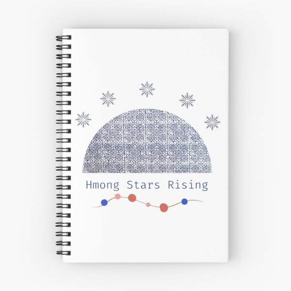 Item preview, Hmong Stars Rising – Tribal Pattern Design in Indigo designed and sold by PimTribe.