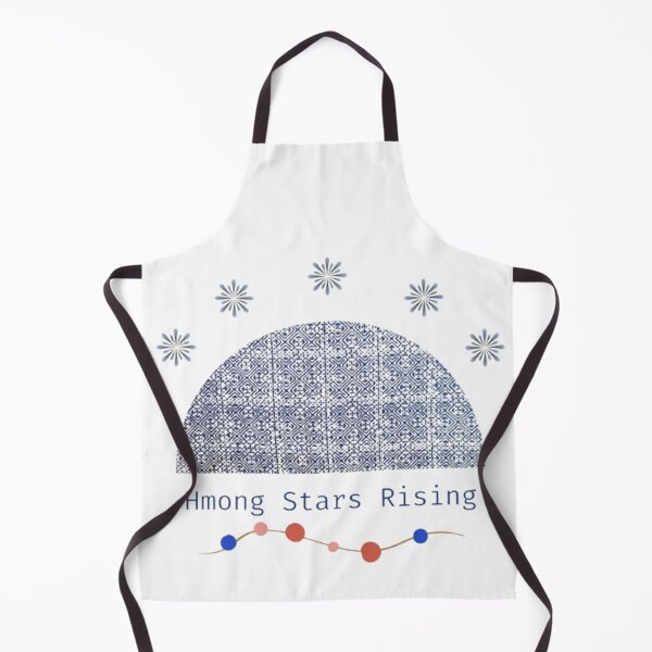 Item preview, Hmong Stars Rising – Tribal Pattern Design in Indigo designed and sold by PimTribe.