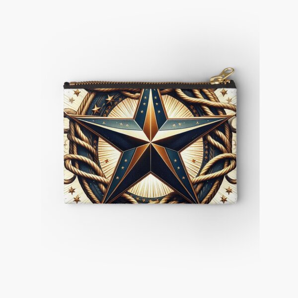 Item preview, Western Lasso Swirling Around Vintage Star Motif – Cowboy Rodeo Design designed and sold by ashokreddy343.