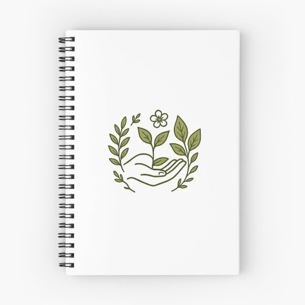 Item preview, Minimalist Eco Illustration – Hand Holding Plant, Botanical Line Art designed and sold by AmeliaKrysiak.