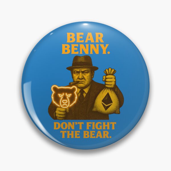 Item preview, "Bear Benny – Don’t Fight the Bear" | Ethereum Bear Market Design designed and sold by BitCrop.