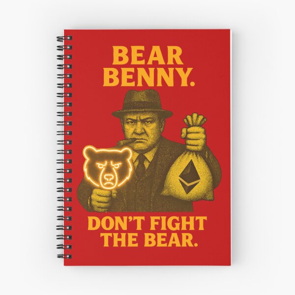 Item preview, "Bear Benny – Don’t Fight the Bear" | Ethereum Bear Market Design designed and sold by BitCrop.