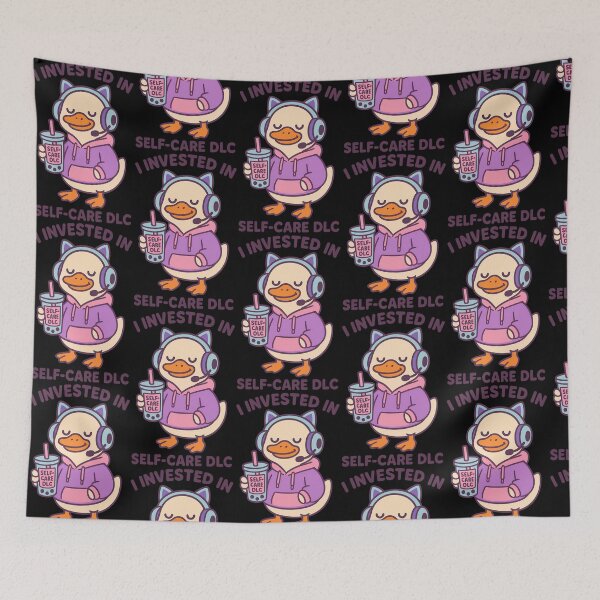 Item preview, Invested in Self-Care DLC Duck Design designed and sold by TeeTimeTreasure.
