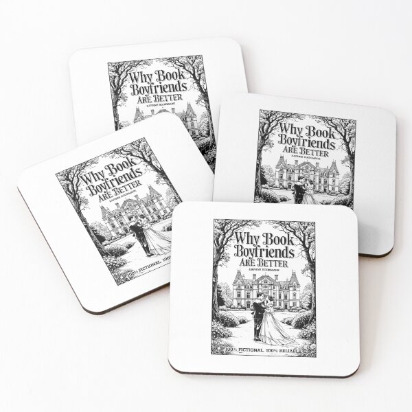 Item preview, Why Book Boyfriends Are Better Funny Bookish Romance Cover designed and sold by GrandeDuc.