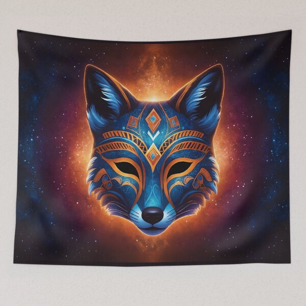 Item preview, Celestial Tribal Fox Spirit designed and sold by FoxyVibes.
