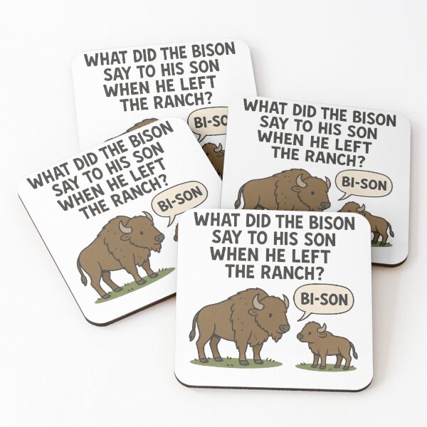 Item preview, Bi Son – Funny Bison Dad Joke Pun designed and sold by Punny Graves.