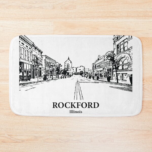 Item preview, Rockford - Illinois designed and sold by Lakeric Cityscapes.