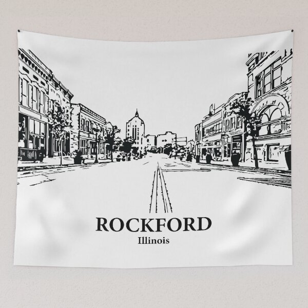Item preview, Rockford - Illinois designed and sold by Lakeric Cityscapes.