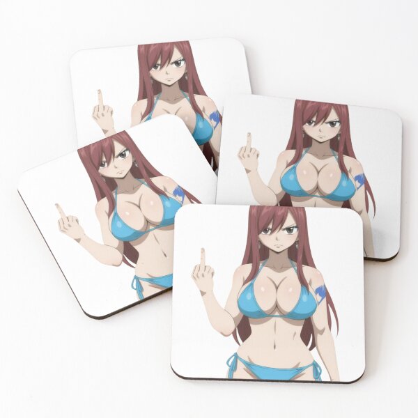 Item preview, Anime Middle Finger Erza - Waifu designed and sold by Kuroi Pixel.