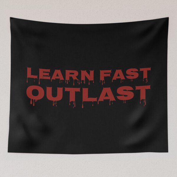 Item preview, Learn Fast Outlast Motivational Quote Success Mindset Growth Design designed and sold by MONTRIS.