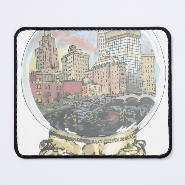 Item preview, Magic Cityscape Globe | Whimsical Urban Sphere Art designed and sold by TiffanyPotts.