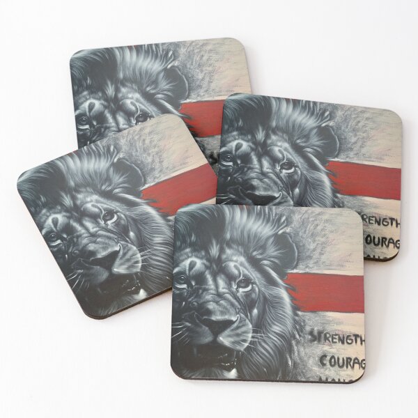 Item preview, English lion with flat designed and sold by DamianHejdukArt.