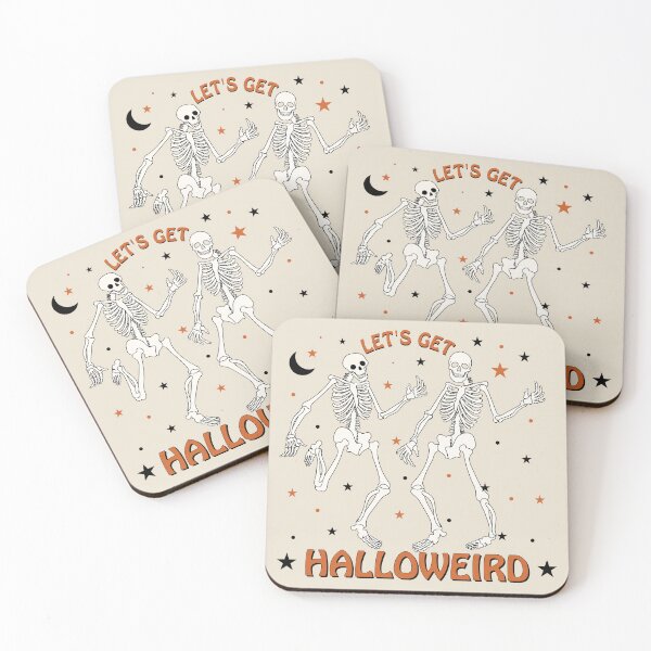 Item preview, Let's get Halloweird designed and sold by NettiesWallArt.
