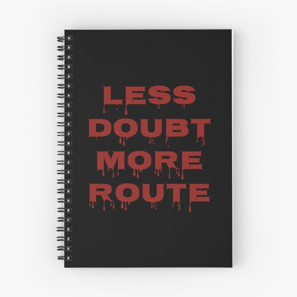 Item preview, Less Doubt More Route Motivational Quote Positive Mindset Travel Inspiration Design designed and sold by MONTRIS.