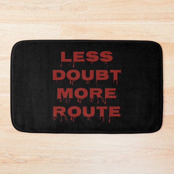 Item preview, Less Doubt More Route Motivational Quote Positive Mindset Travel Inspiration Design designed and sold by MONTRIS.