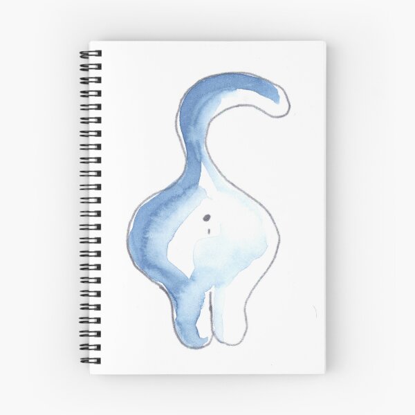 Item preview, Fineline, Cat, Blue, Katze, Blau designed and sold by Anke‘s Bazaar.