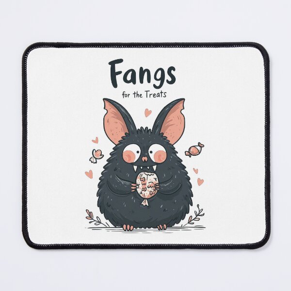 Item preview, Cute vampire bat with candy and hearts designed and sold by DadGenX.