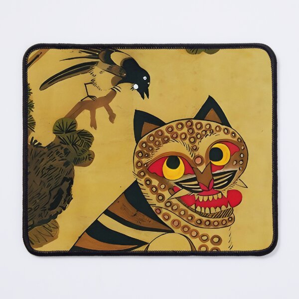 Item preview, Tiger and Magpie – Minhwa (Hojak-do) Korean Folk Art designed and sold by EmeraldeaArt.