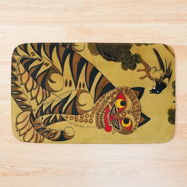 Item preview, Tiger and Magpie – Minhwa (Hojak-do) Korean Folk Art designed and sold by EmeraldeaArt.