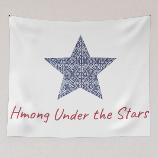 Item preview, Hmong Under the Stars – Tribal Night Sky Pattern Art designed and sold by PimTribe.