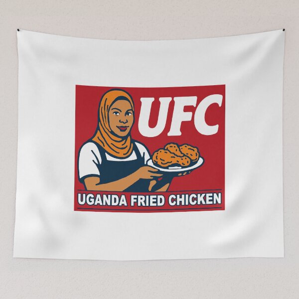 Item preview, UFC; Uganda Fried Chicken; designed and sold by StickerApe.