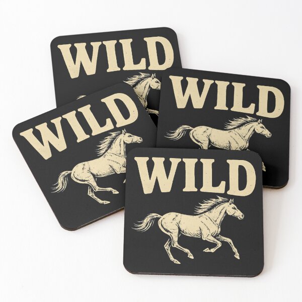 Item preview, Vintage WILD Horse – Retro Distressed Typography Tee designed and sold by The-Daily-Drape.