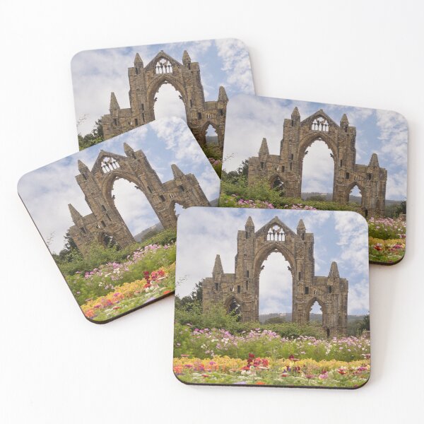 Item preview, Cut flower patch blooming beneath Gisborough Priory’s ruins designed and sold by bailey-cooper.